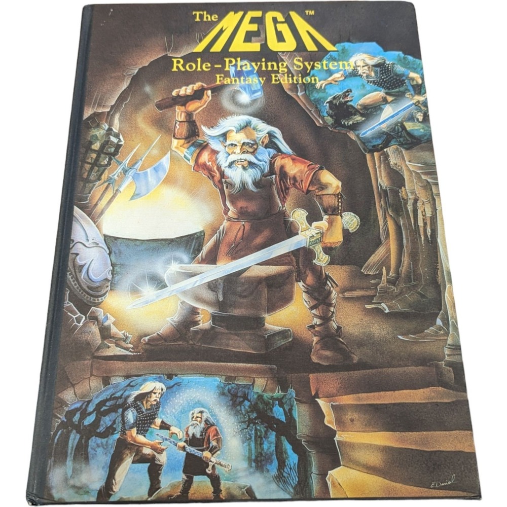 1987 MEGA Role-Playing System Fantasy Edition Isy Allon Ben Brakas TTRPG Book